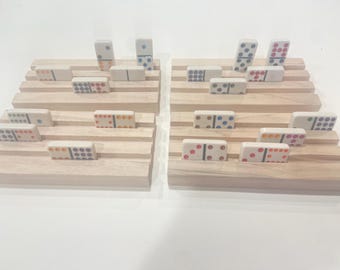 Domino Rack 3 Row - Set of 4 - Etsy