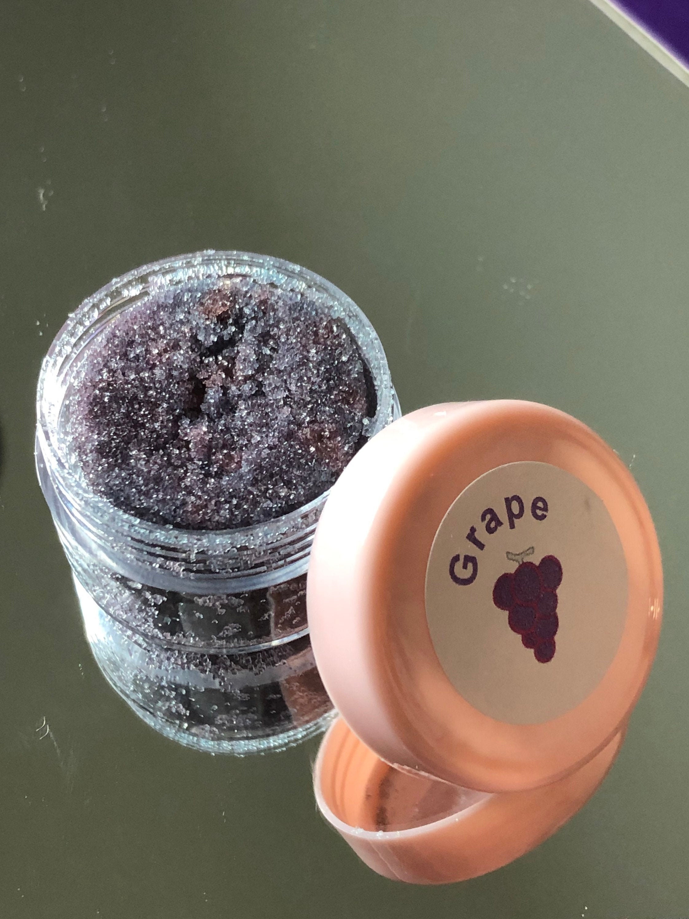 GRAPE Edible Exfoliating Lip Scrub extra Moisturizing Lip Etsy UK