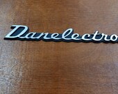 Danelectro silver logo 3d letters 152mm