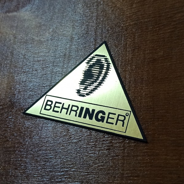 Behringer - Silver or Gold logo  - Metallic