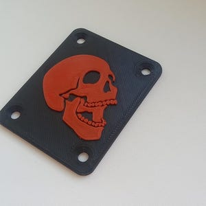 BC Rich Size 3d printed custom Guitar Neck Plate