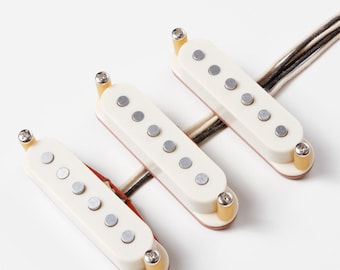 Handmade Stratocaster Pickups – Alnico 5 set of Electroanimals “Wolf” Series Stratocaster