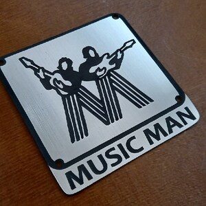 Music Man Sign Music Man Logo on Silver Amplifier - Etsy