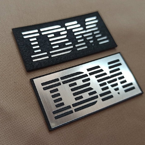 2x IBM - Silver or Gold logo  - Metallic