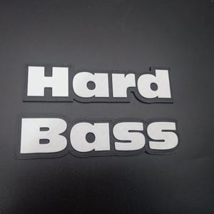 Hartke amp style personalized logo. 3d print