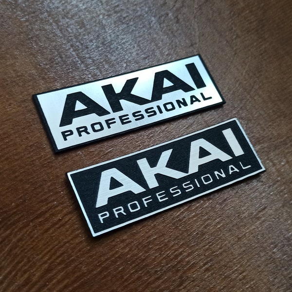 2x Akai Professional - Silver or Gold logo - Metallic