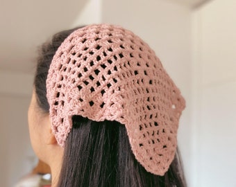 Crochet Bandana / Head scarf / Kerchief