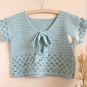 BILLIE SUMMER TOP - pdf pattern - Crochet top