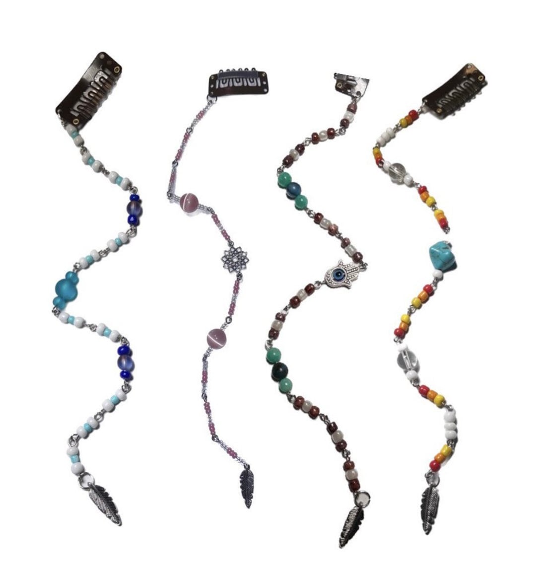 Clip in Hair Beads Swipe for Updated Pictures Hair Jewelry Hair