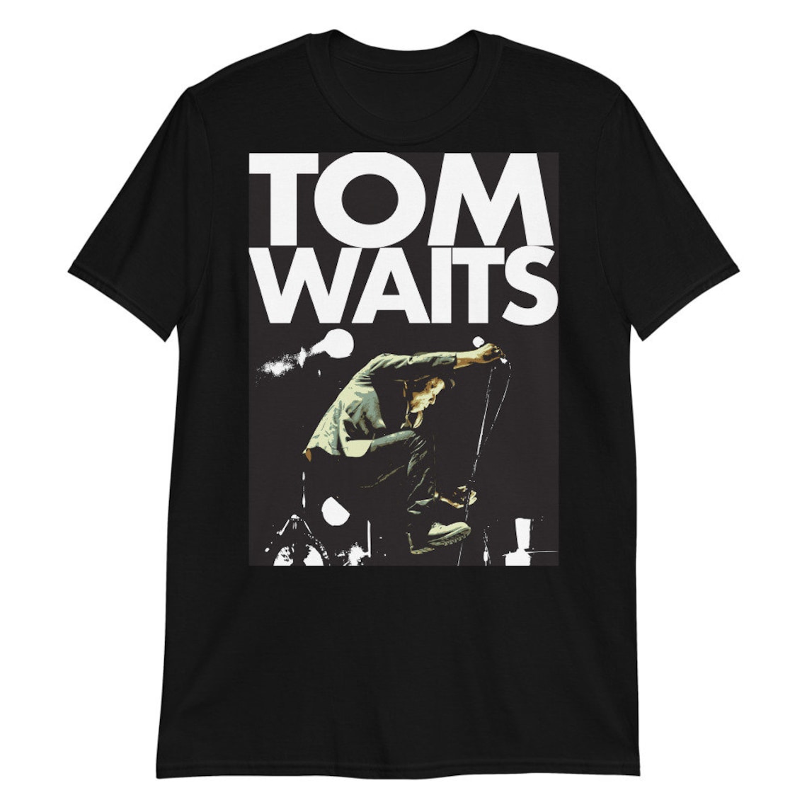 Tom Waits T-Shirt Unisex Rock Legend Tom Waits 1980 Singer Tom | Etsy