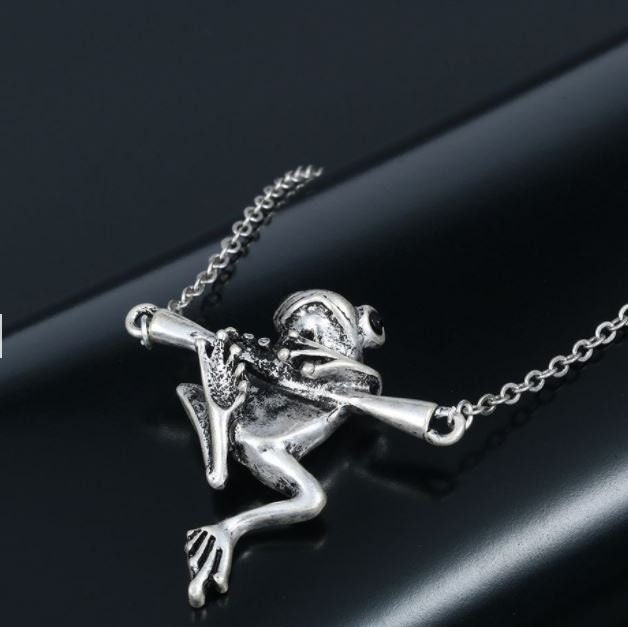 Frog Ball Chain Frog Pendant. Frog Necklace. Chain With Frog. Hypoallergenic - Etsy UK