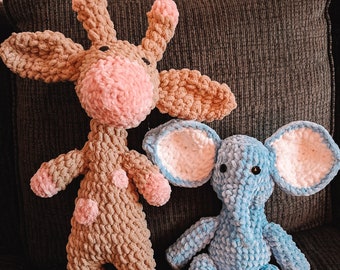 Hand Crocheted Stuffed Animals