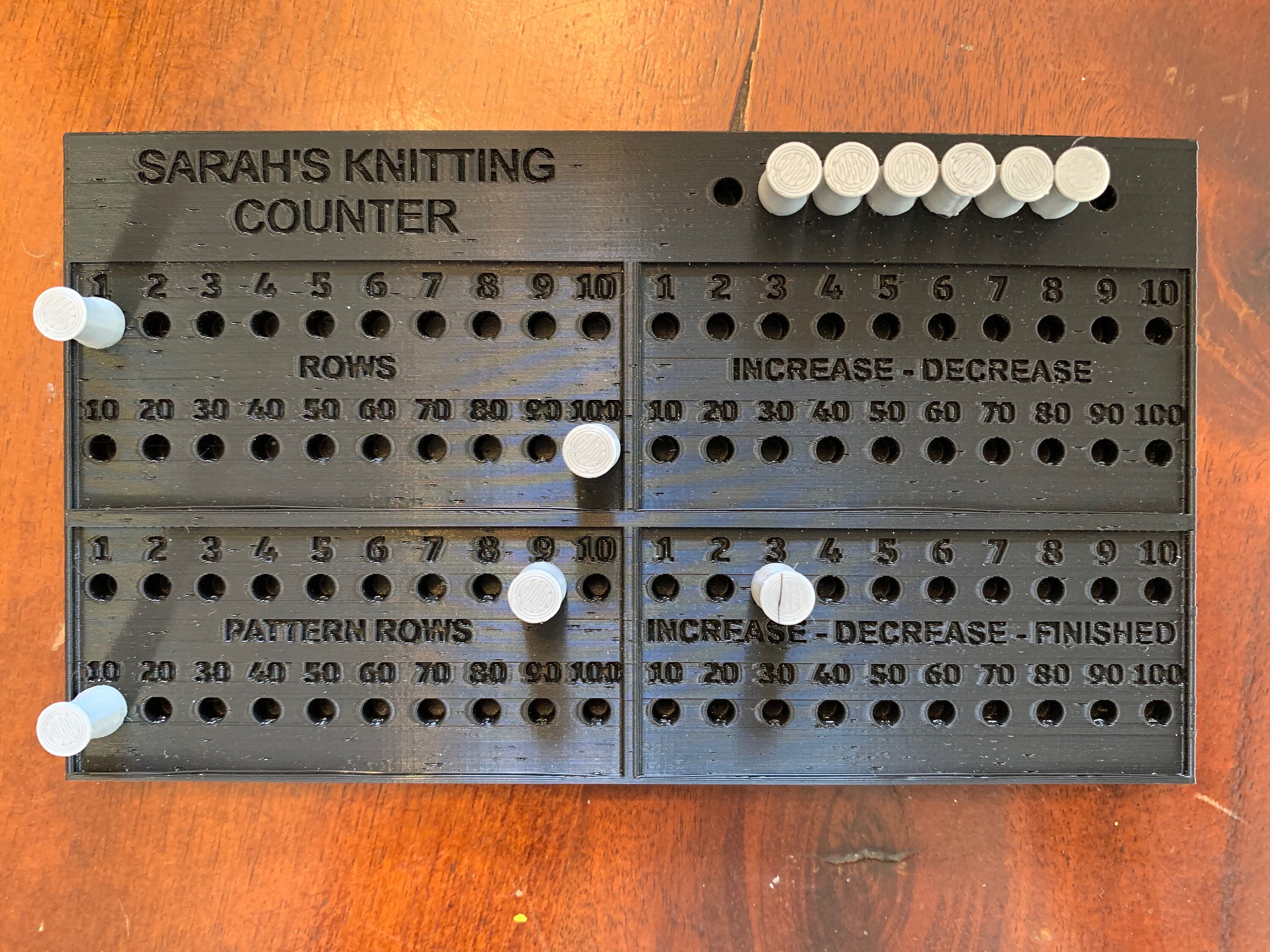 Knitting Counter - Row & Pattern Stitch Counting