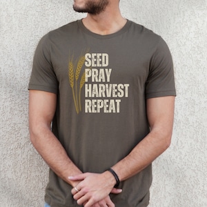 Harvest and farming tshirt for farmers, farm life shirt, harvest shirt, farm shirt, gift for farmer, farmer tee, harvest season, fall shirt