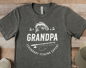 Grandpa Fishing Expert T-Shirt, Father's Day Gift