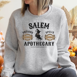 Halloween witch sweatshirt, Salem Witch Sweatshirt, Wiccan gift, Halloween party host gift, Witches of Salem, 1692 Spooky Halloween sweater