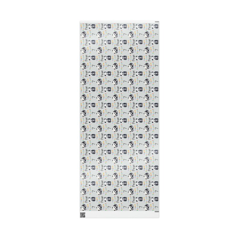 Personalized Panda Birthday Wrapping Paper: Custom Kids Gift Wrap afbeelding 5