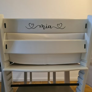 Pegatina de nombre personalizada para la trona/calcomanía/pegatina/silla alta/nombre/regalo