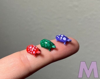 Blue Sea Turtle Figurine Miniature - Etsy