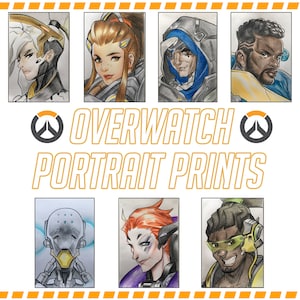 Overwatch Portrait Prints [SUPPORT]