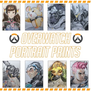 Tirages de portraits Overwatch [TANK]