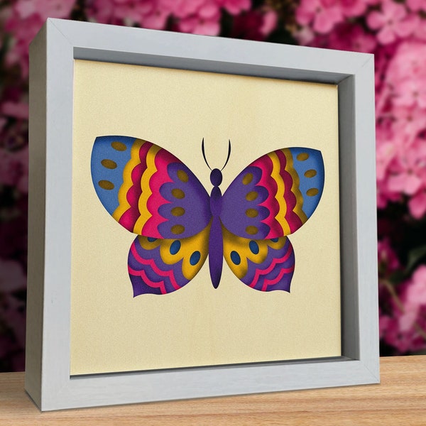 3d Butterfly Svg, Shadow Box Svg, Files for cricut, for Silhouette, Cnc files Svg 3d Butterfly Svg, Shadow Box Svg, Files for cricut, for Silhouette, Cnc files Svg