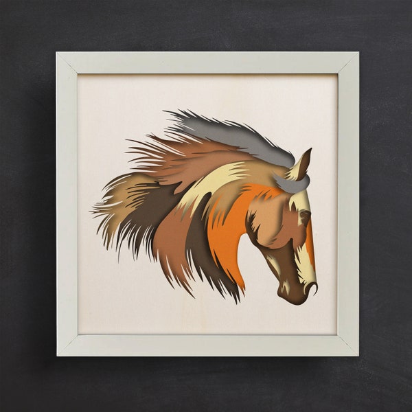 3D Horse, Shadow Box Svg, Paper Cut Template, Cricut Trendy, Laser Dxf Files, Ligth Box Svg 3D Horse, Shadow Box Svg, Paper Cut Template, Cricut Trendy, Laser Dxf Files, Ligth Box Svg