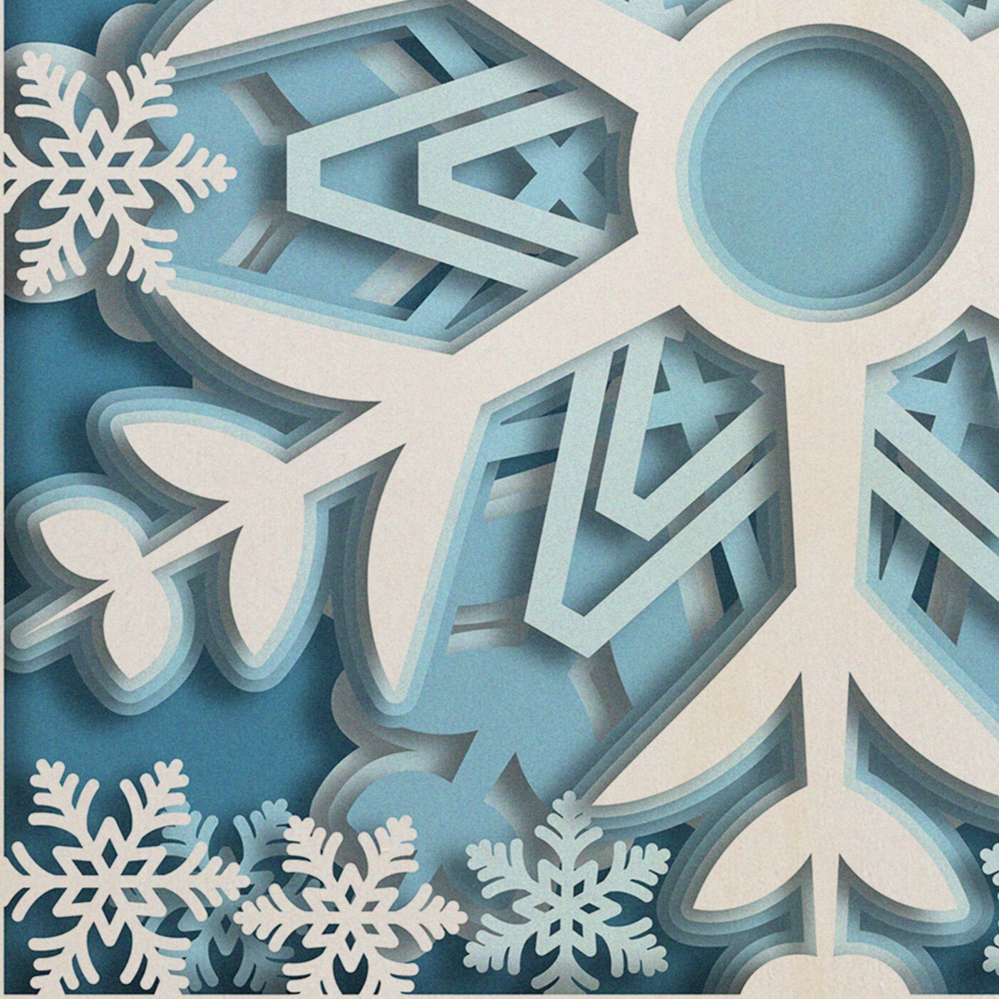 3d Snowflake Svg, Snowflake Shadow Box Svg - 3d Christmas Svg - Cricut ...
