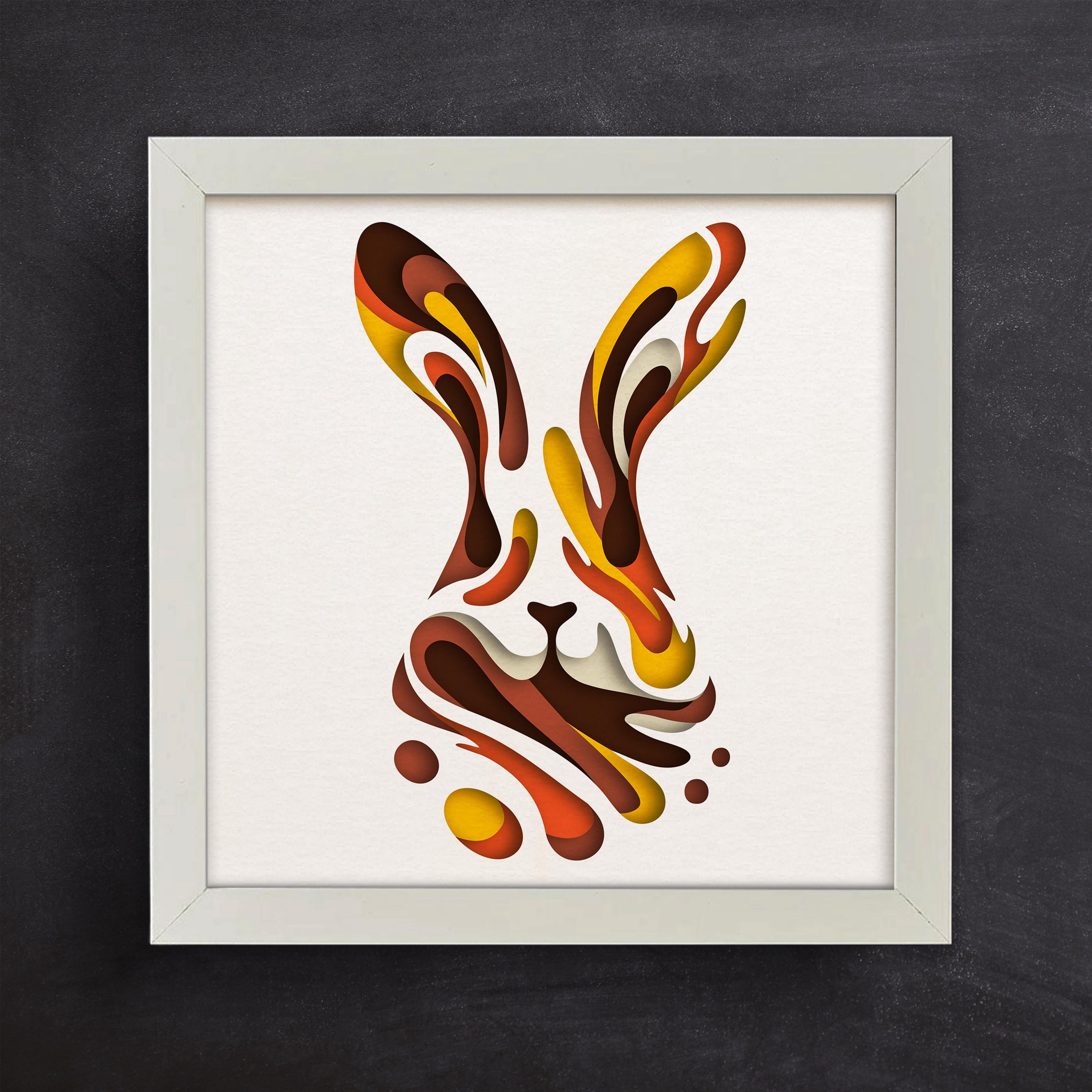 3d-svg-rabbit-layered-paper-