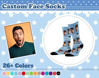 Personalized Graduation Socks Class of 2024 Graduation Gift Custom Graduation Socks  Custom Face Socks Graduation Gift for Him Grad Socks