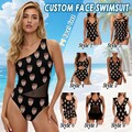 Custom Face Swimsuit Personalised Bathing Suit for Women Summer Party Gift for Her