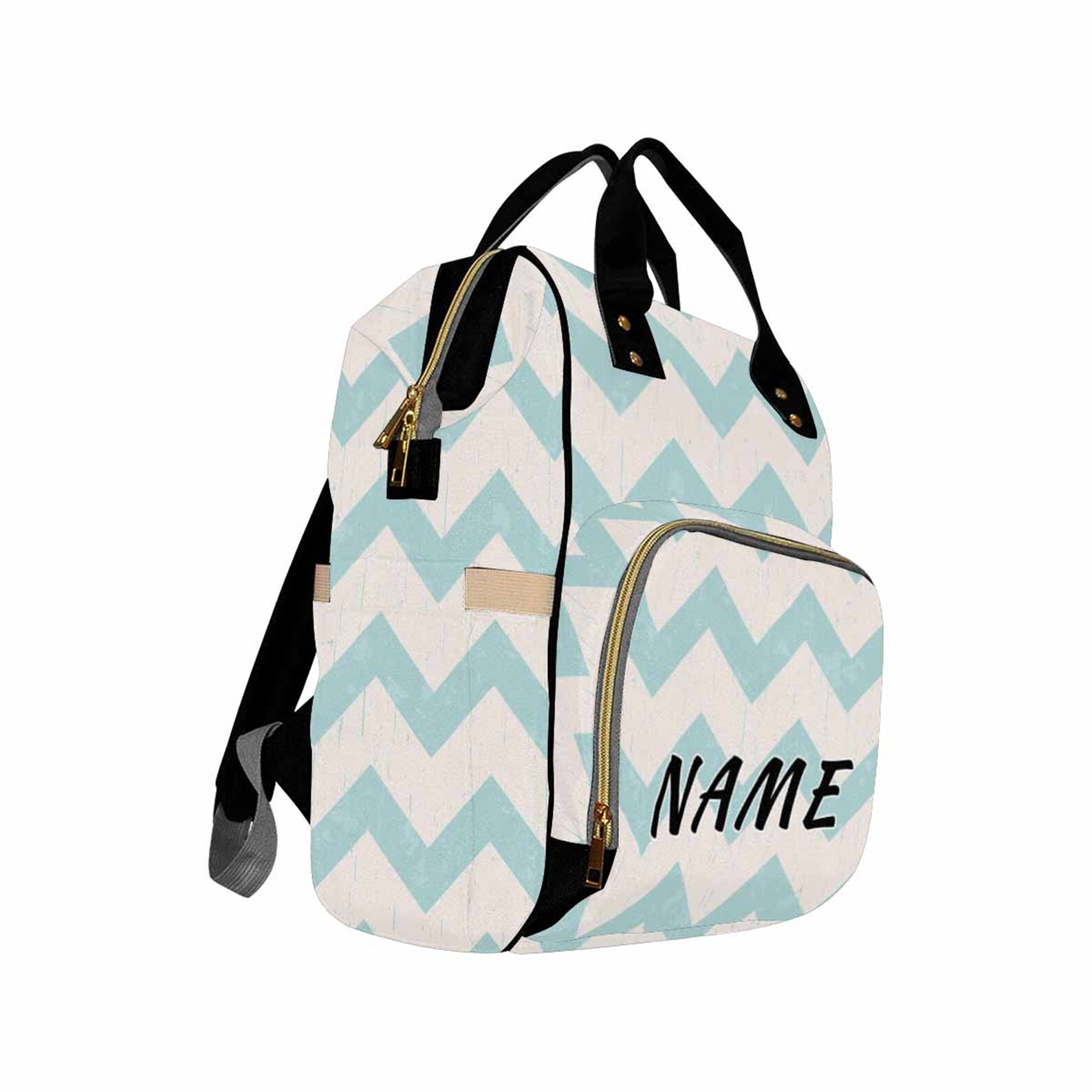 Custom Name Diaper BagPersonalized Name Monogram Print Diaper Etsy