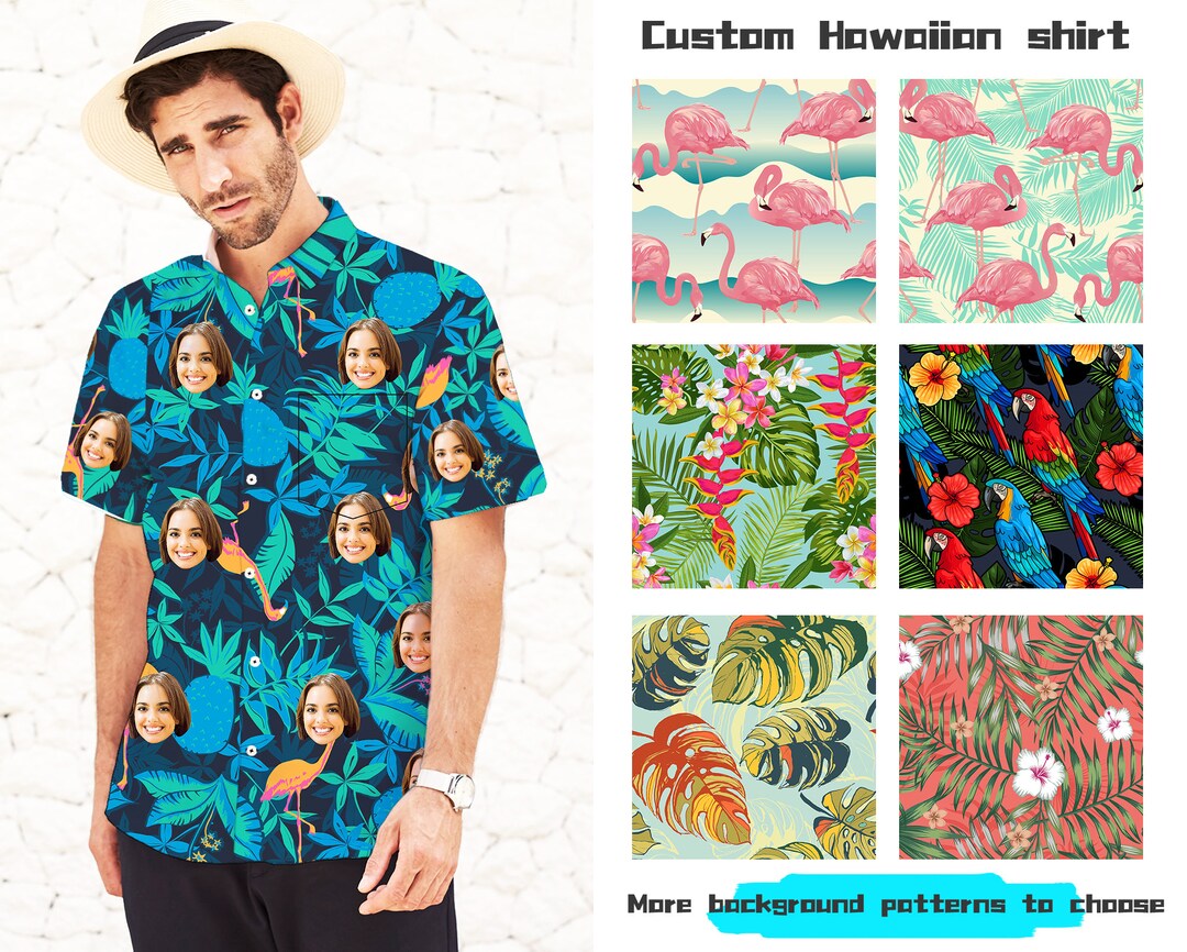 Funny Custom Gifts Custom Photo Tropical Background Personalized