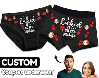 Custom Face Panties Personalized Underwear for Wife/Husband Personalized Picture Panties Anniversary Valentine Day/Gifts for Lover