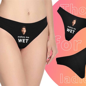 Custom Underwear Women Underwear with Face Custom Underwear Personalized Underwear for Women Bachelorette Underwear Custom Thong 5