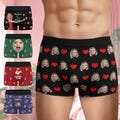 Custom Face Boxer Briefs Photo Underwear Gifts for Boyfriend/Husband Birthday Gift