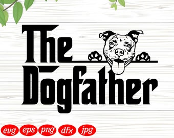 Download Pit Bull Dad Svg Etsy