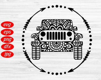 Download Jeep Mandala Svg Etsy