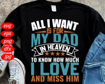 Download Dad In Heaven Svg Etsy