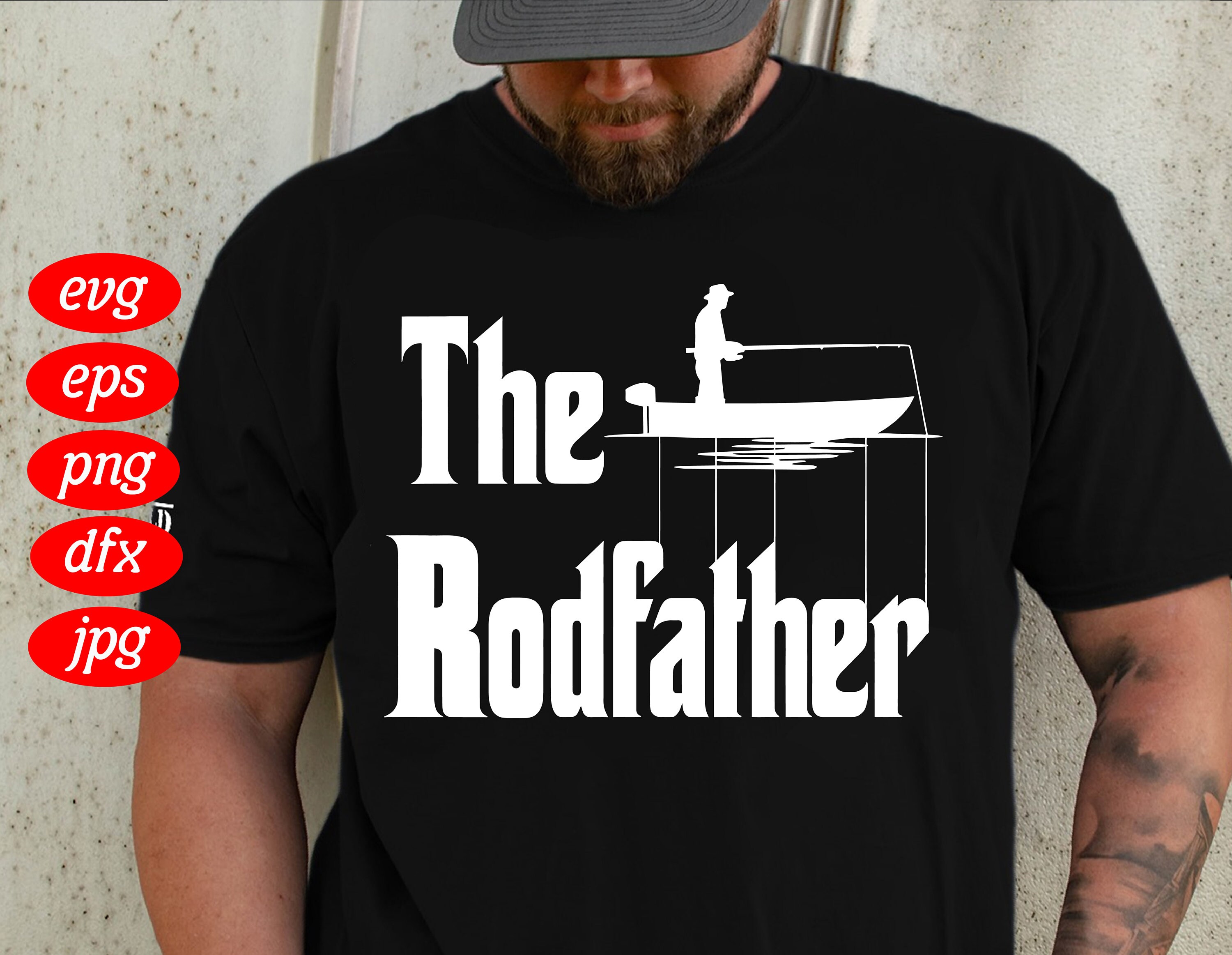 Download The Rodfather SVG Father Day Svg Father Svg Fishing Svg | Etsy