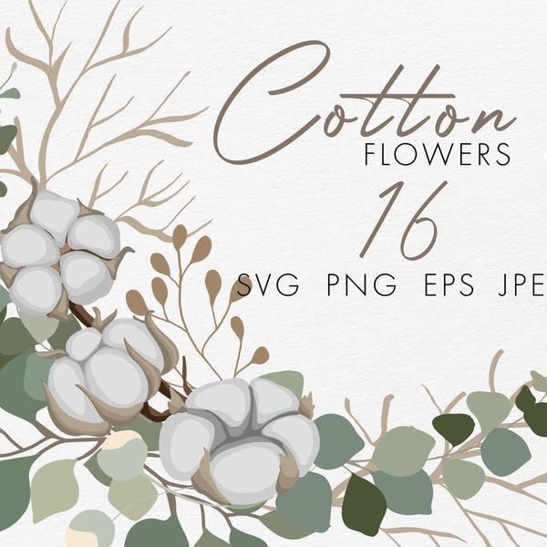 Cotton Svg - Etsy