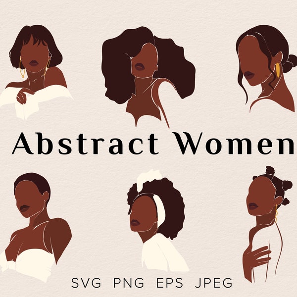 Black Woman Clipart, Black Girl Magic Clipart, Afro Girl Clipart, Black Woman SVG Fashion Girl Clipart, African American Svg Png