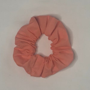 Salmon Pink Scrunchie