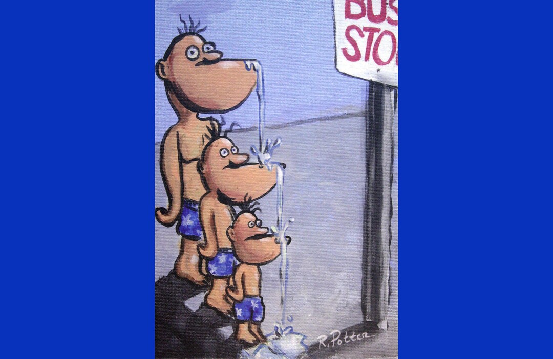 Gross Postcard Drooling Friends Funny Weird 4x6 - Etsy