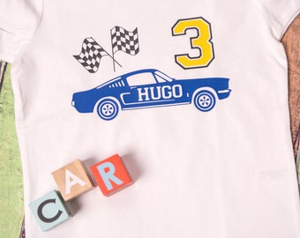 Shirt Geburtstag Junge Geburtstagsshirt Zahl personalisiert viele Motive Auto 