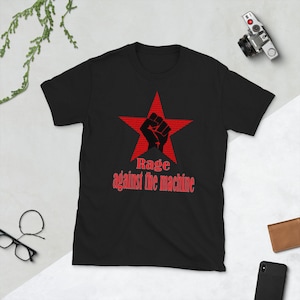 Rage Against the Machine T-Shirt unisexe à manches courtes