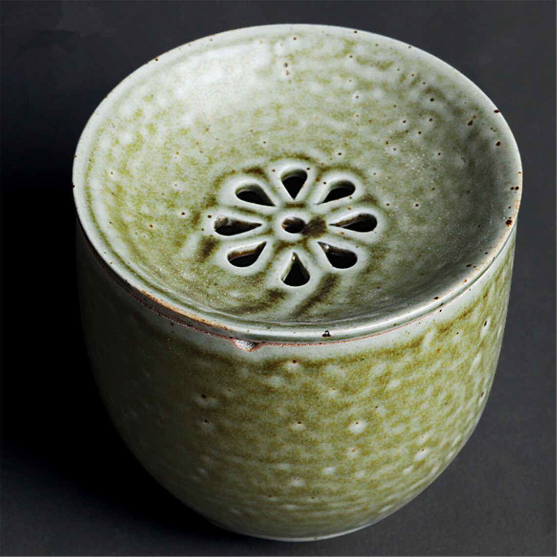 Handmade pottery accessories special small tea dregs bucket Etsy