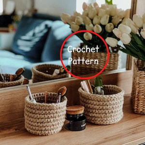 Jute basket crochet tutorial. Jute round basket. Crochet rope woven basket