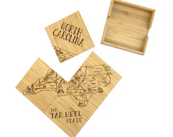 North Carolina Landmark and State Destination Cheese Cutting Board Makes a Unique Housewarming or Wedding Gift NYC New York