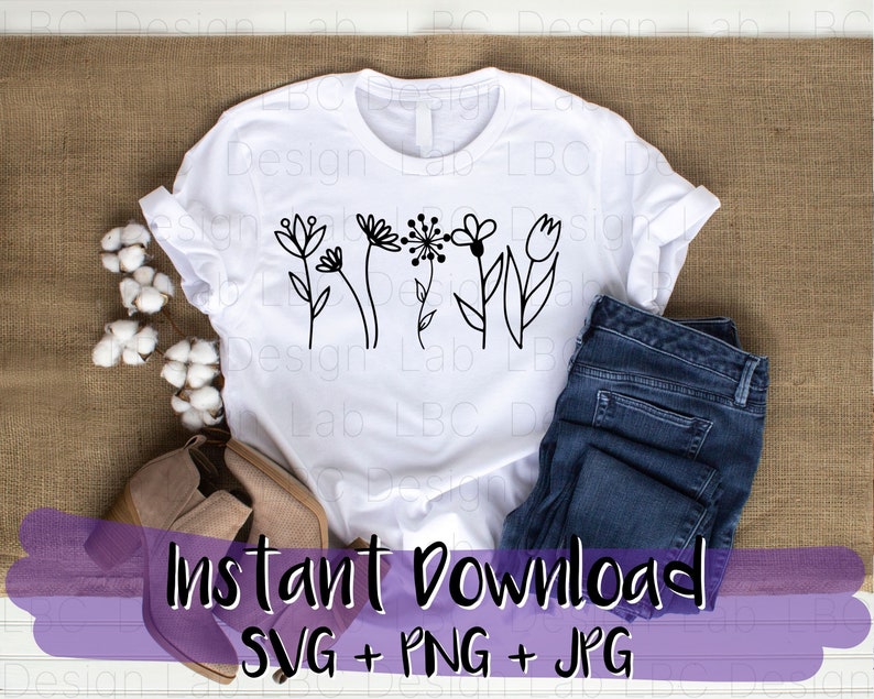 Free Free 222 Little Wildflower Svg SVG PNG EPS DXF File